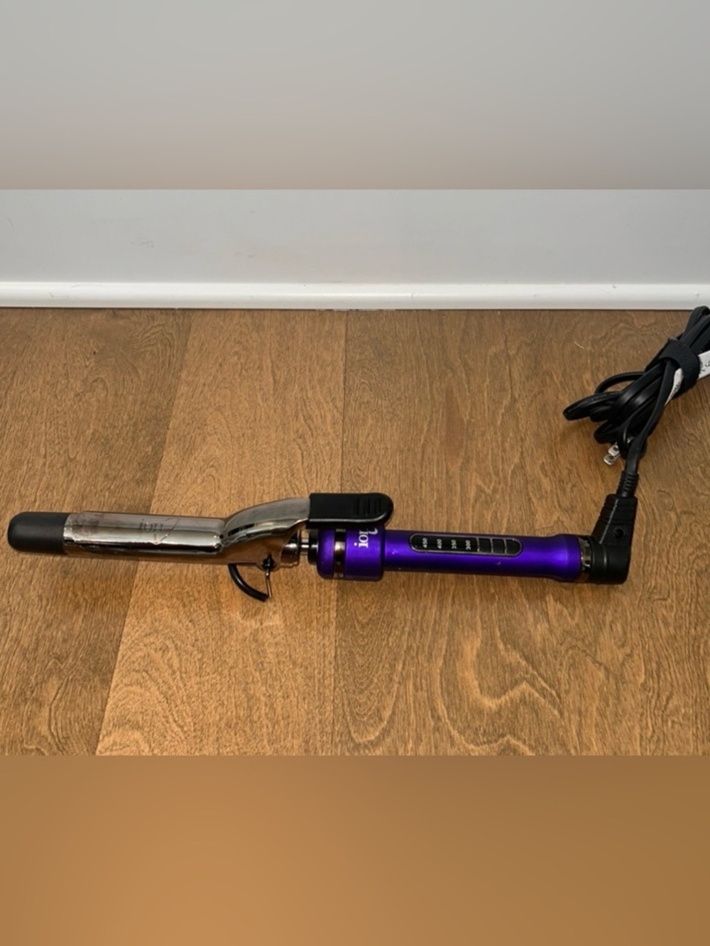 ION Titanium Pro Matte Purple Curling Iron 450 Degree Styling Tool